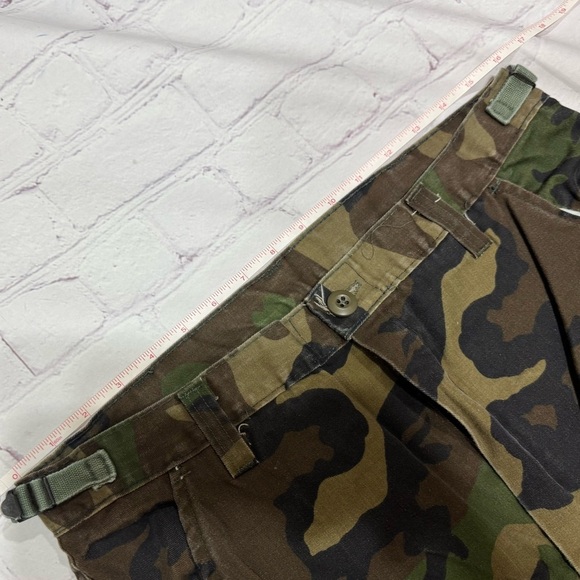 Military uniform Men's Camouflage Cargo Pants Size Medium GuC Vintage 90s issue - Picture 6 of 11